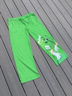 M&M'S Green Women's Pajama Pants with Character Print